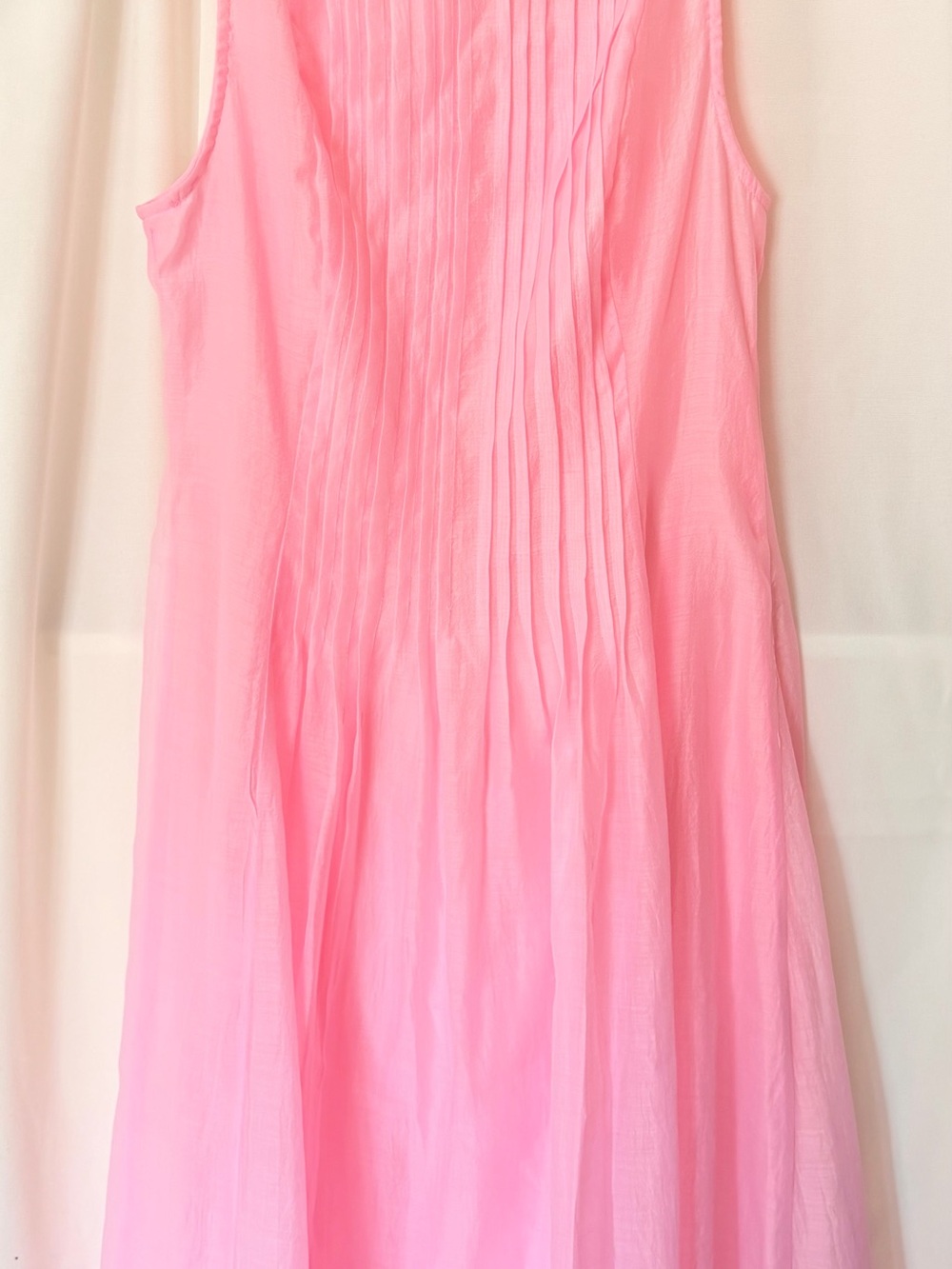 Vici Light Pink Pleated Sleeveless Dress - Picture 15 of 16